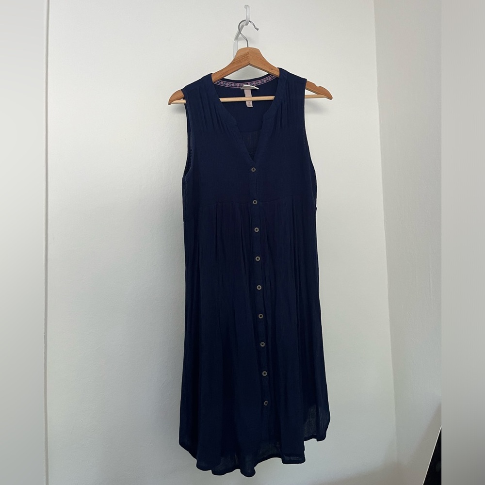 Navy Blue Shift Dress